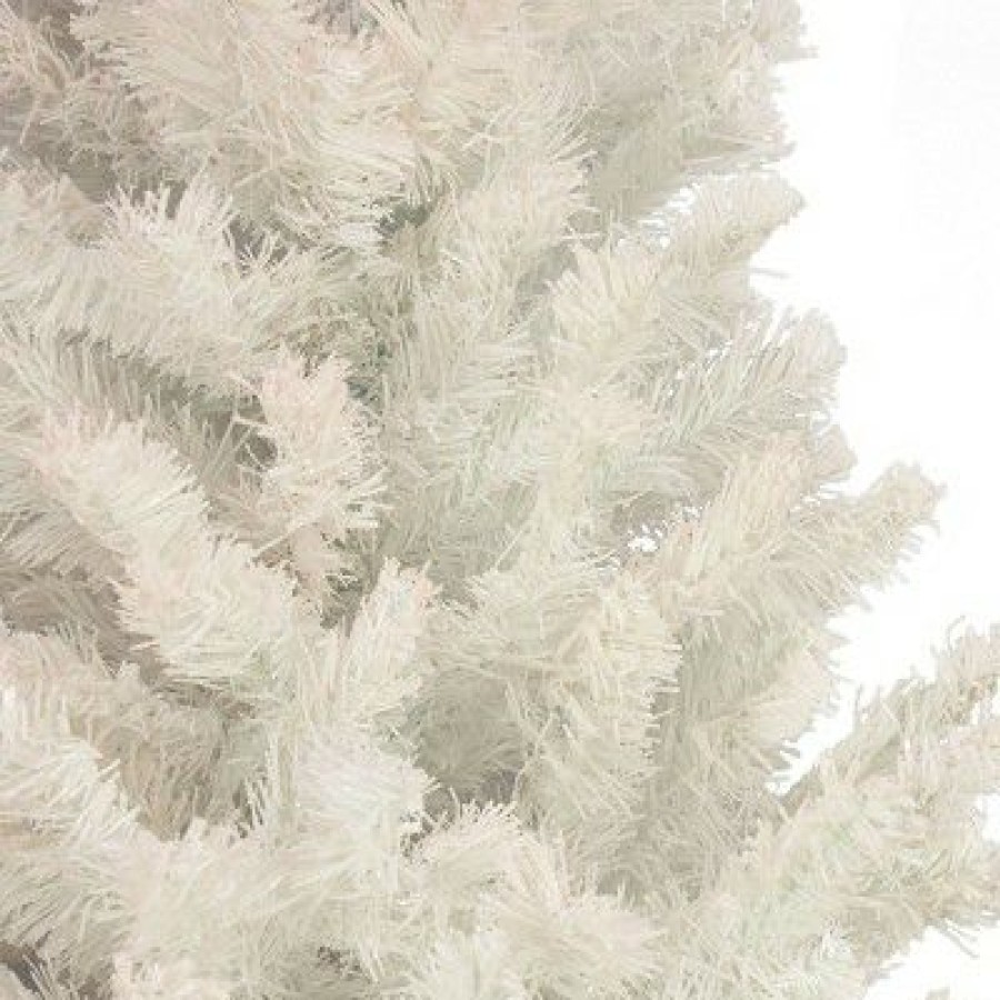 Pine * | National Tree Company 4 Foot Full Bodied Unlit Snowy Festive Artificial Christmas Holiday Tree With 311 Branch Tips, & Metal Stand, White