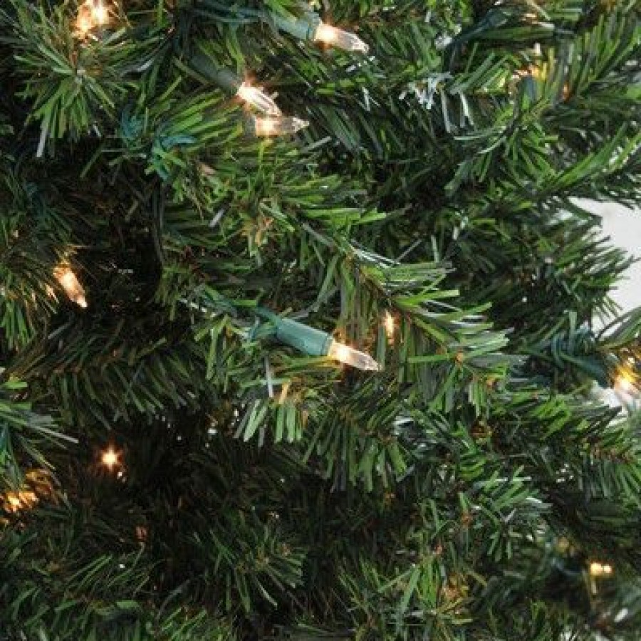 Pine * | Northlight 8 Prelit Artificial Christmas Tree Full Canadian Pine Clear Lights