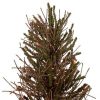 Unidentified Plant Variety * | Northlight 3 Prelit Artificial Christmas Tree Warsaw Twig In Burlap Base Clear Lights