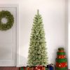 Pine * | National Tree Company Unlit Slim Arcadia Cashmere Pine Hinged Artificial Christmas Tree