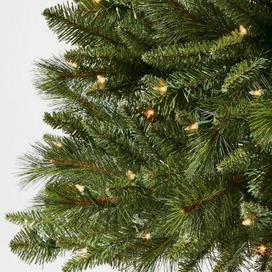 Douglas Fir * | 7.5Ft Pre-Lit Douglas Fir Artificial Christmas Tree Clear Lights Wondershop