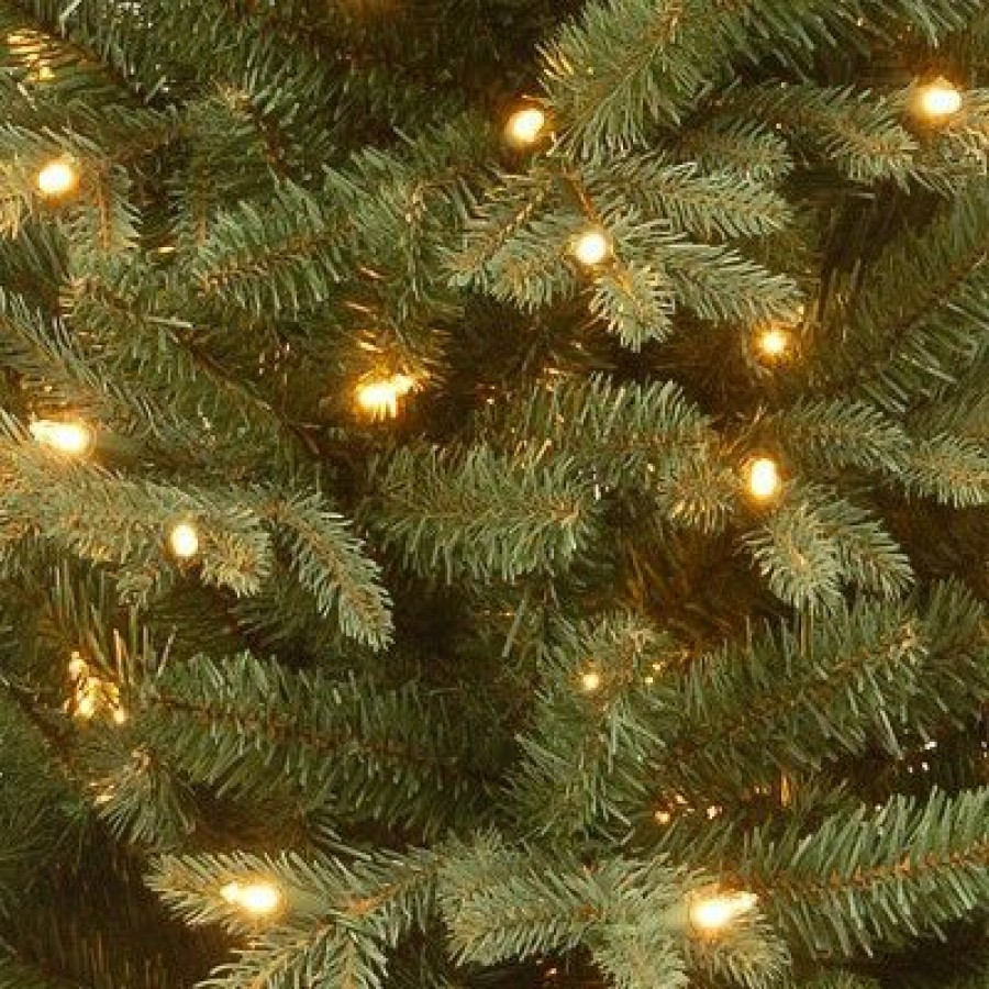 Unidentified Plant Variety * | National Tree Company 4Ft National Christmas Tree Company Burlap Artificial Christmas Tree With 150 Clear Lights