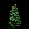 Fir Wood * | Aurio Pre-Lit Led Deluxe Flocked Kensington Fir Artificial Christmas Tree Multicolor Lights