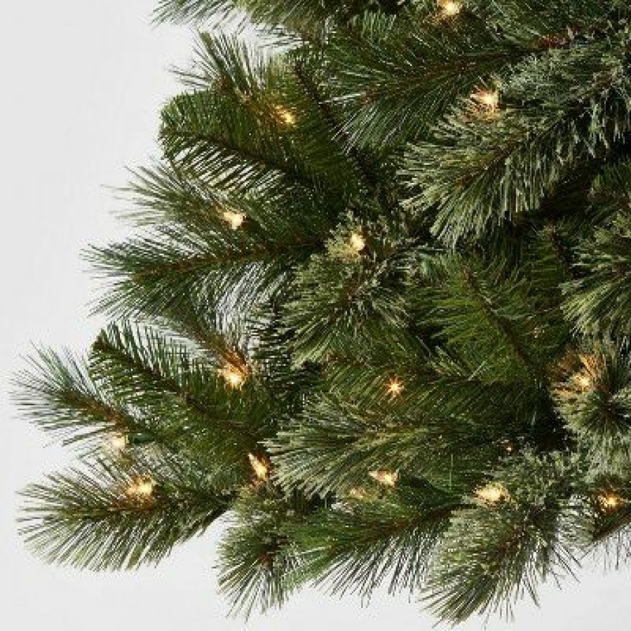 Pine * | 7.5' Pre-Lit Full Virginia Pine Artificial Christmas Tree Clear Lights With Autoconnect Wondershop