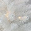 Pine * | Northlight 1.5 Pre-Lit Snow White Pine Artificial Christmas Tree Clear Led Lights