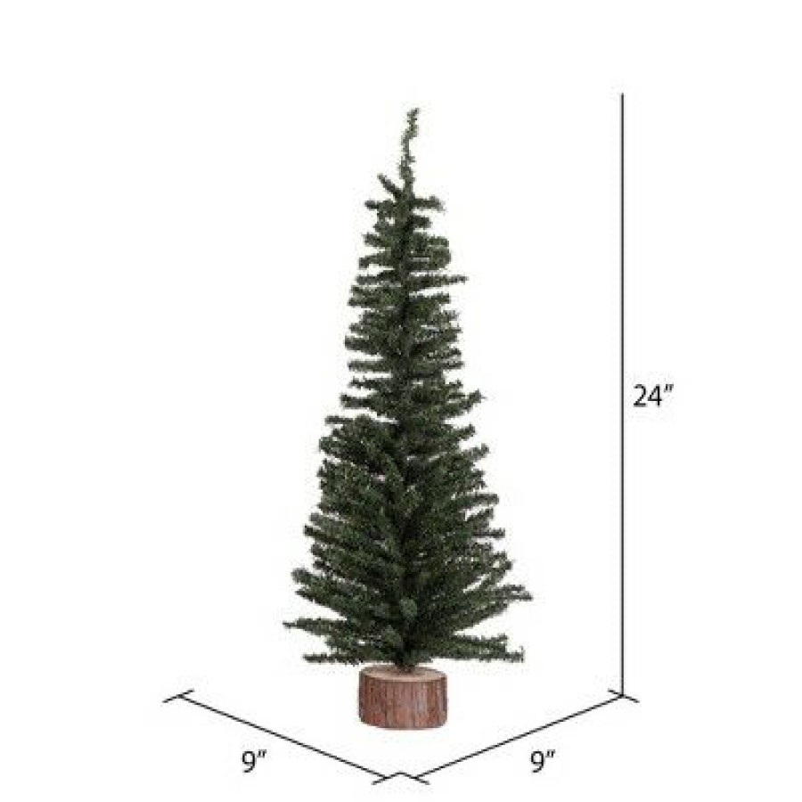 Unidentified Plant Variety * | Vickerman 24 Mini Pine Artificial Christmas Tree, Unlit