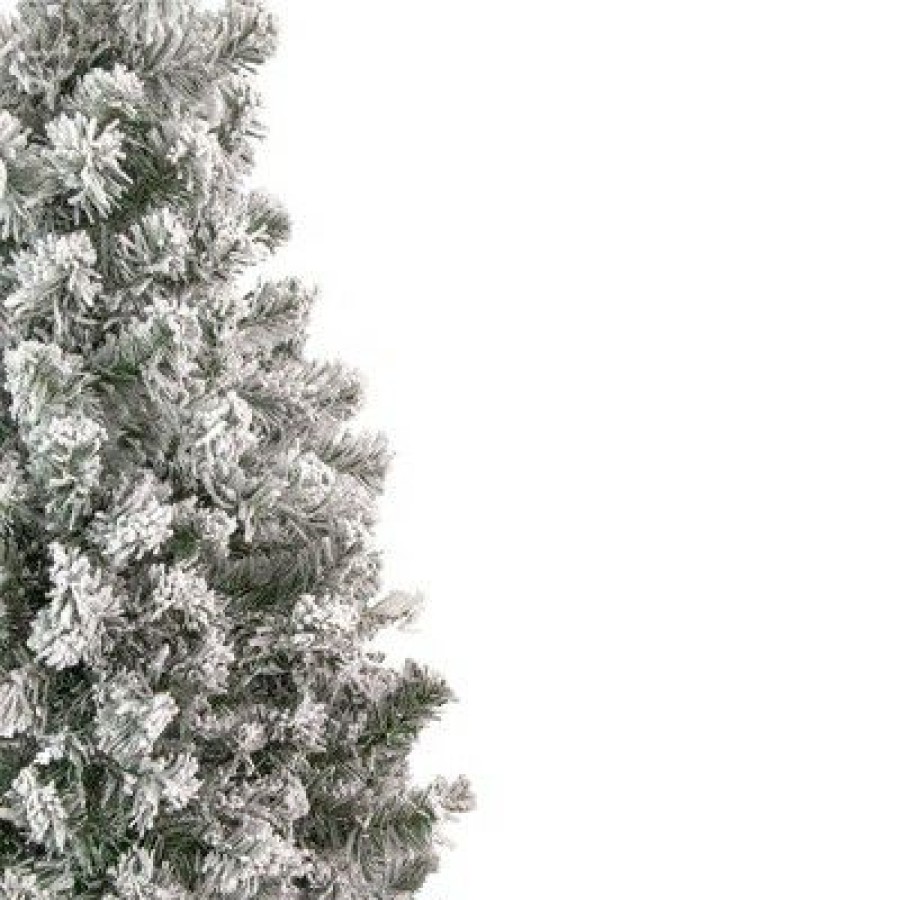 Pine * | Northlight 4.5 Flocked Madison Pine Artificial Christmas Tree, Unlit