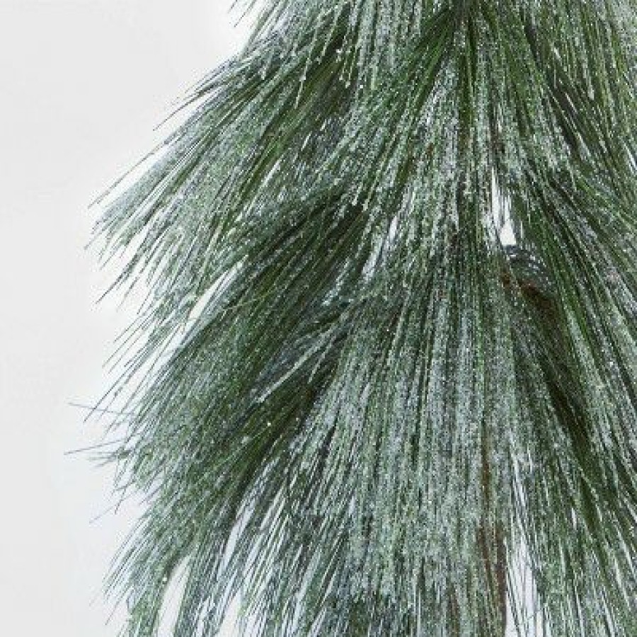 Douglas Fir * | Unlit Glittered Downswept Hard Needle Alpine Artificial Christmas Tree Wondershop