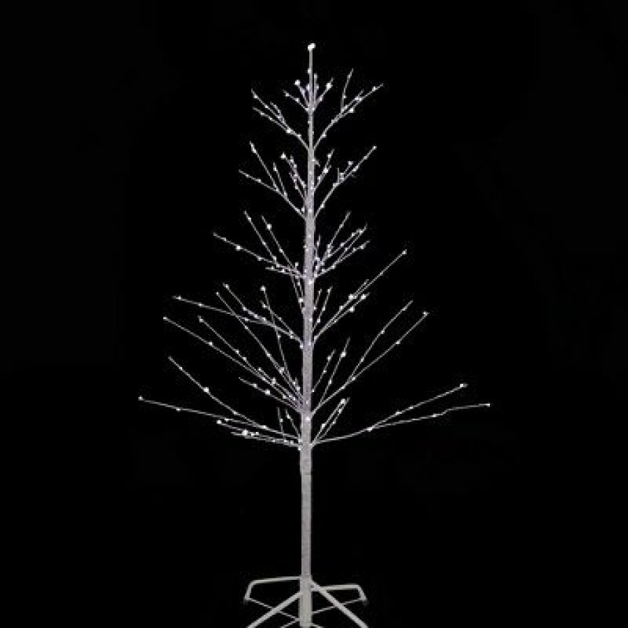 Pine * | Northlight 4 Led Lighted White Birch Christmas Twig Tree Pure White Lights