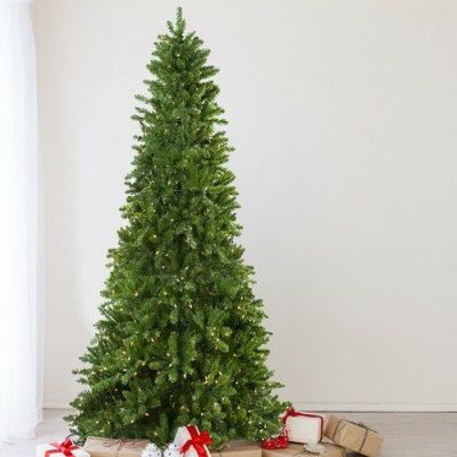 Pine * | Northlight 10 Prelit Artificial Christmas Tree Slim Eastern Pine Clear Lights