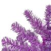 Pine * | Northlight 3 Metallic Purple Tinsel Artificial Christmas Tree Unlit