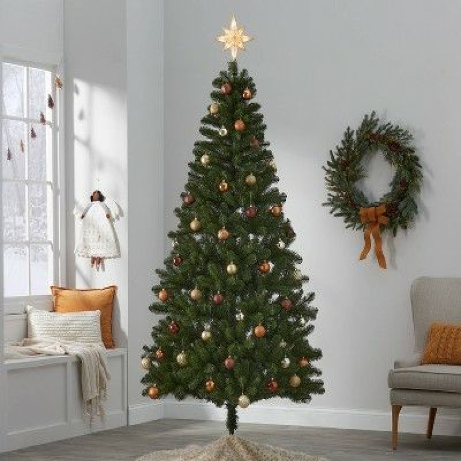 Alberta Spruce * | 7.5' Unlit Alberta Spruce Artificial Christmas Tree Wondershop