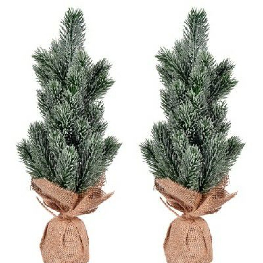 Unidentified Plant Variety * | Vickerman Spruce Sapling Artificial Christmas Tree Tabletop Green