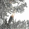 Unidentified Plant Variety * | National Tree Company 4Ft National Christmas Tree Company Pre-Lit Silver Tinsel Artificial Christmas Tree With 70 Clear Lights