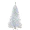 Pine * | Northlight 6.5 Prelit Artificial Christmas Tree Led Single Plug Medium Iridescent Pine White Multi Lights