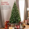 Unidentified Plant Variety * | Best Choice Products 6Ft Pre-Lit Premium Hinged Artificial Christmas Pine Tree W/ 1,000 Tips, 250 Lights, Metal Base