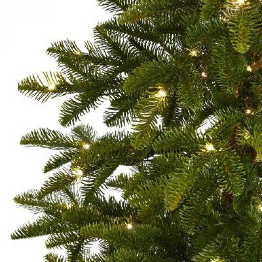 Pine * | 7Ft Nearly Natural Pre-Lit Led Slim Alaskan Alpine Artificial Christmas Tree Clear Lights