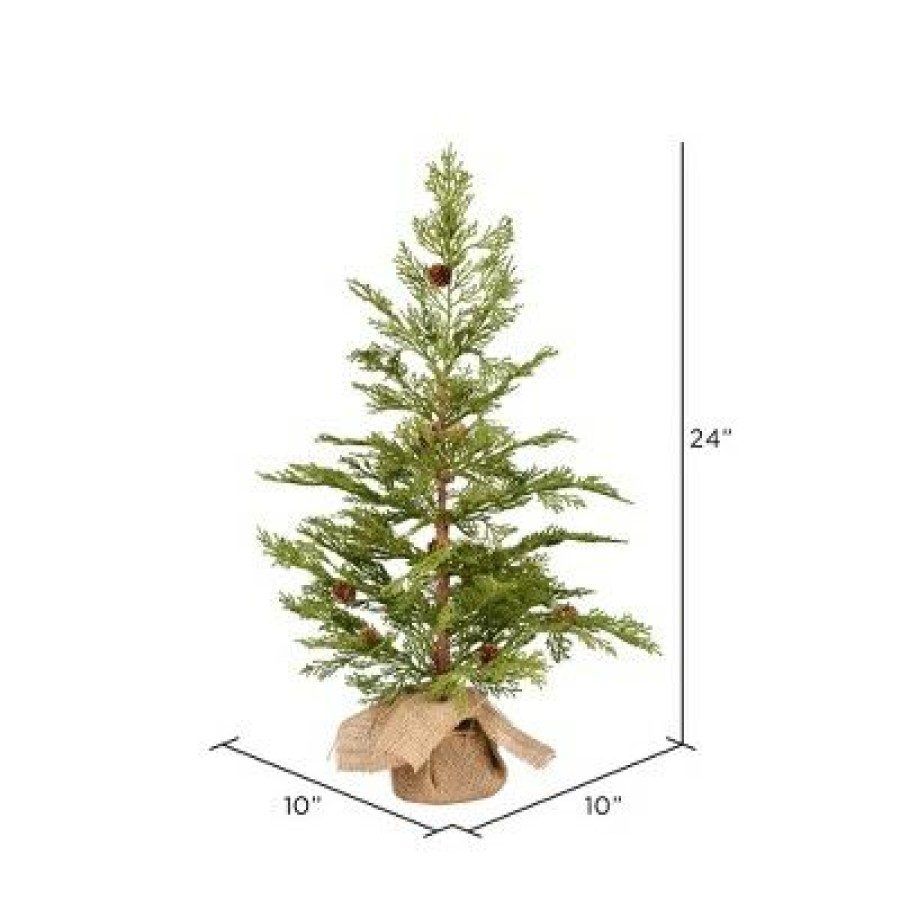 Unidentified Plant Variety * | Vickerman Cedar Pinecone Artificial Christmas Tree