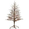 Unidentified Plant Variety * | Nearly Natural 4' Pre-Lit Led Flocked Berry Twig Artificial Christmas Tree Multicolor Lights