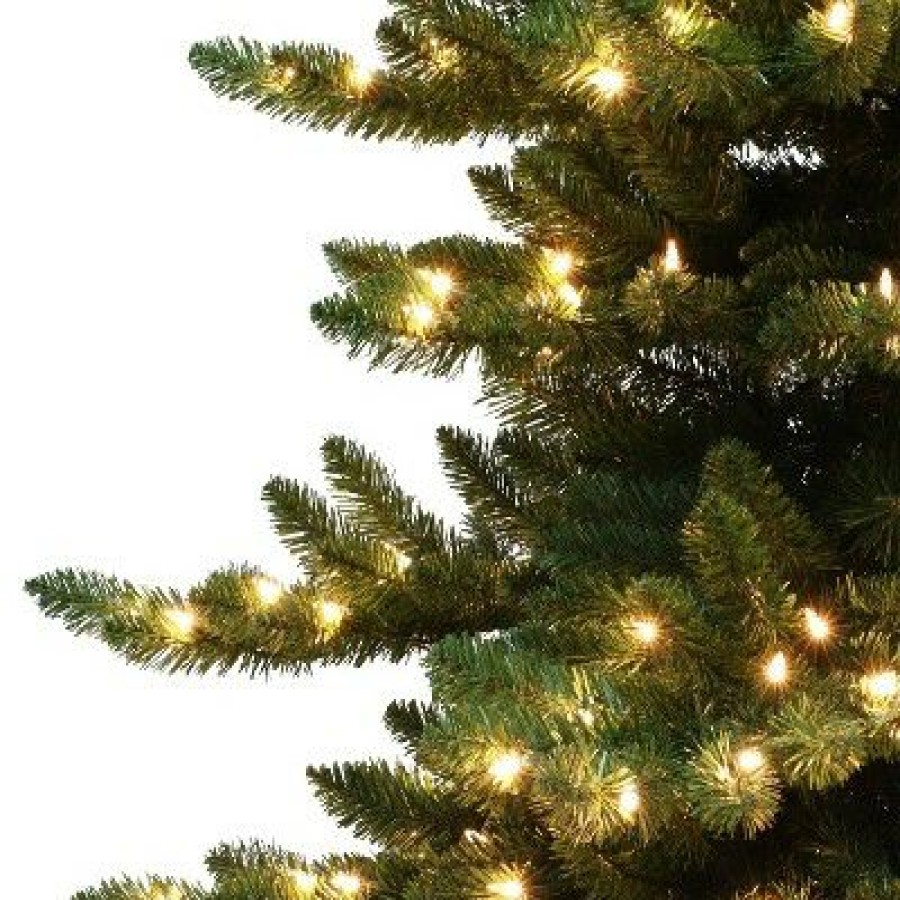 Pine * | 7.5Ft Puleo Pre-Lit Full Princess Pine Artificial Christmas Tree Clear Lights