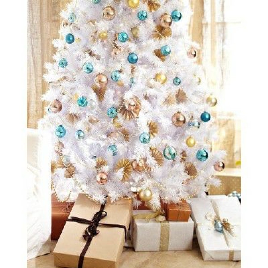 Unidentified Plant Variety * | Treetopia Winter White 6-Foot-Tall Artificial Full Bodied Unlit Christmas Tree Colorful Holiday Decoration With Premium White Stand And Easy Assembly