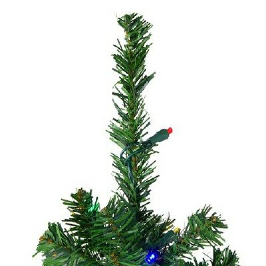 Pine * | Northlight 4 Pre-Lit Mixed Classic Pine Medium Artificial Christmas Tree Multi Led Lights