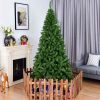 Pine * | Tangkula 7.5Ft Pvc Artificial Christmas Tree 1346 Hinged Tips W/ Solid Metal Leg