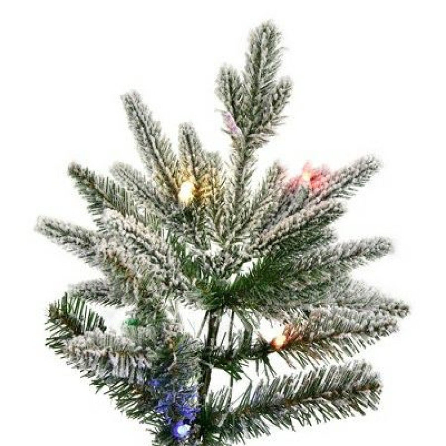 Unidentified Plant Variety * | Vickerman Flocked Vail Pine Artificial Christmas Tree Multi-Colored