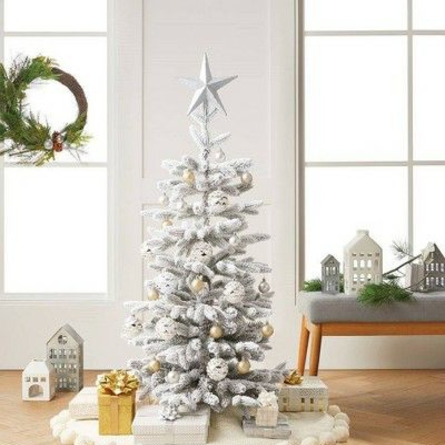 Balsam Fir * | 3.5' Unlit Flocked Balsam Fir Artificial Christmas Tree Wondershop