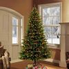 Fir Wood * | 7.5Ft Pre-Lit Led Artificial Christmas Tree Full Forest Fir Puleo