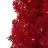 Unidentified Plant Variety * | Northlight 4 Pre-Lit Slim Red Artificial Christmas Tree Clear Lights