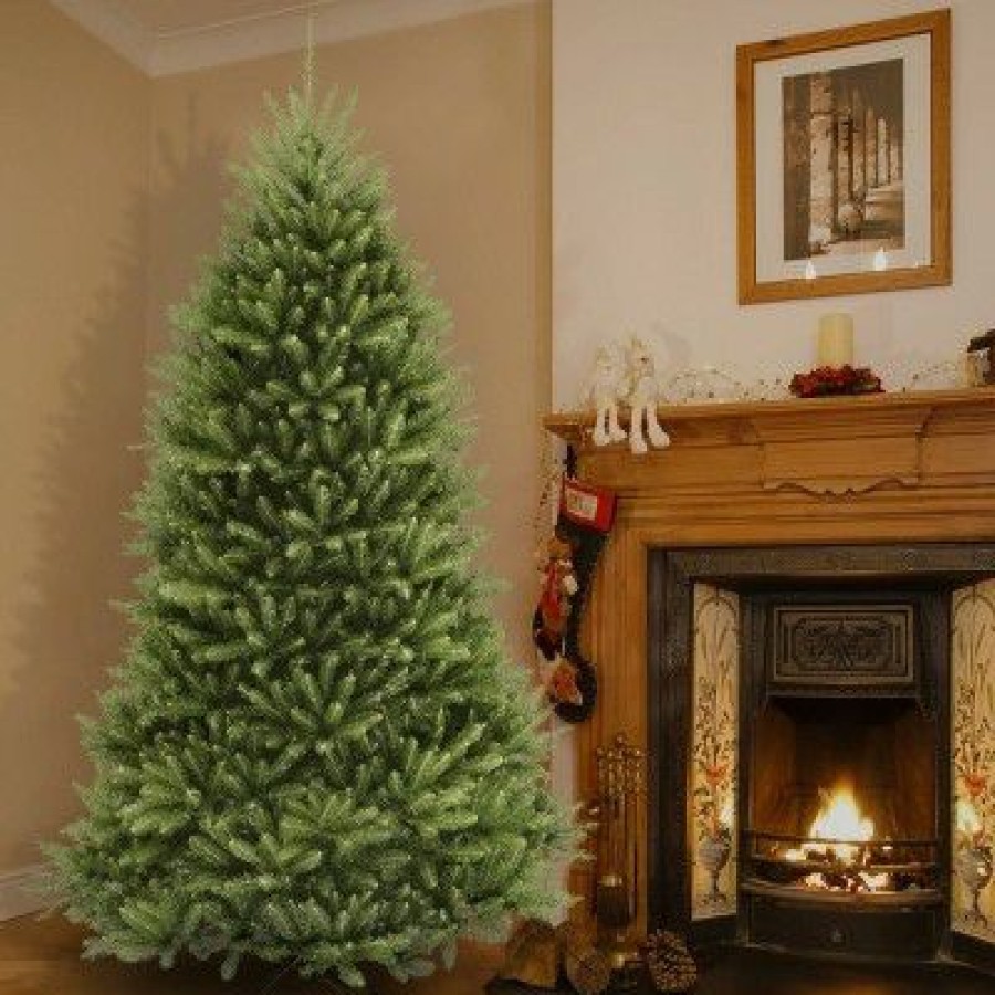 Fir Wood * | 6.5Ft Unlit Dunhill Fir Hinged Artificial Christmas Tree National Tree Company