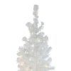 Pine * | Northlight 6.5 Pre-Lit Pencil White Winston Pine Artificial Christmas Tree Warm White Led Lights