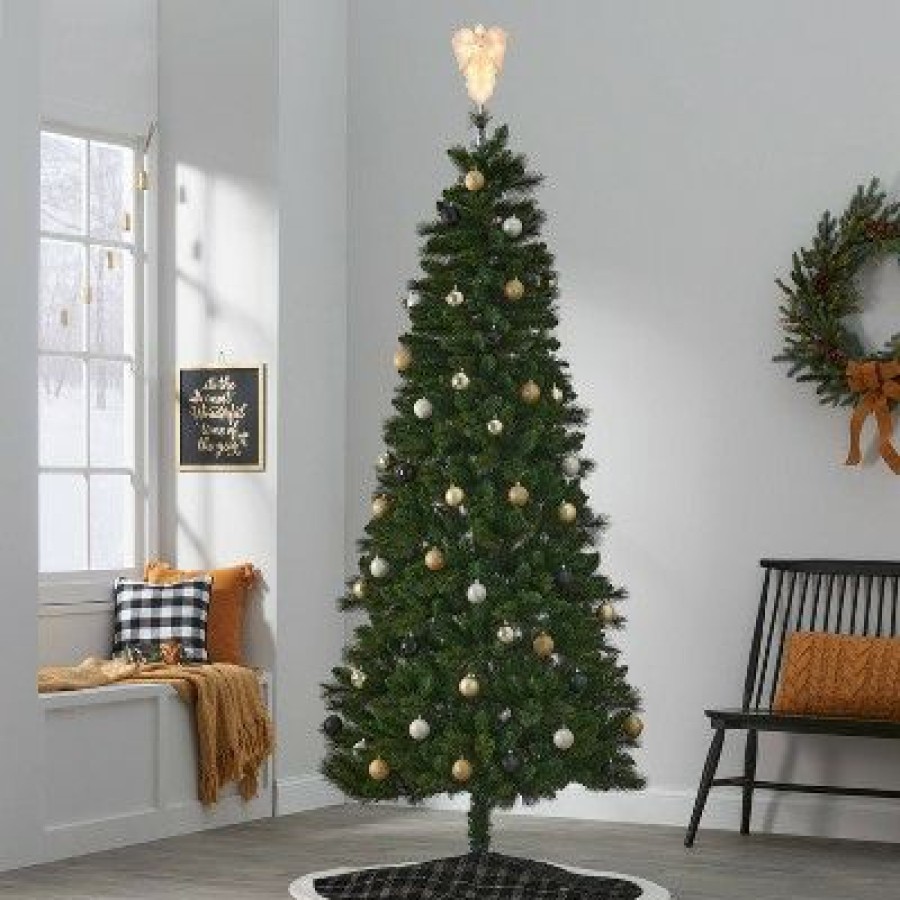 Douglas Fir * | 7.5' Unlit Slim Douglas Fir Artificial Christmas Tree Wondershop