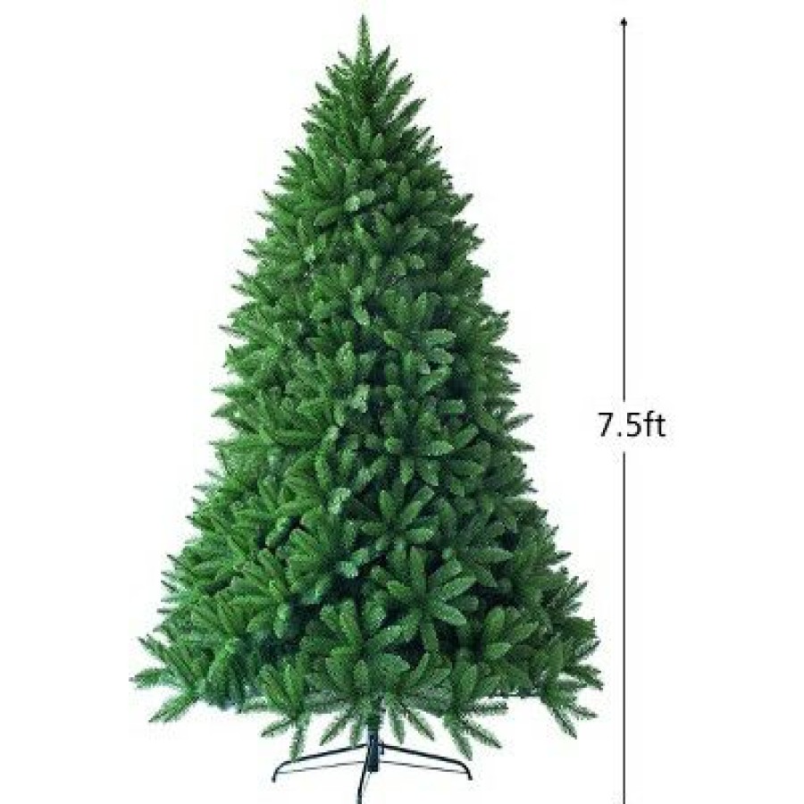 Pine * | Costway 7.5Ft Artificial Christmas Fir Tree 1968 Branch Tips