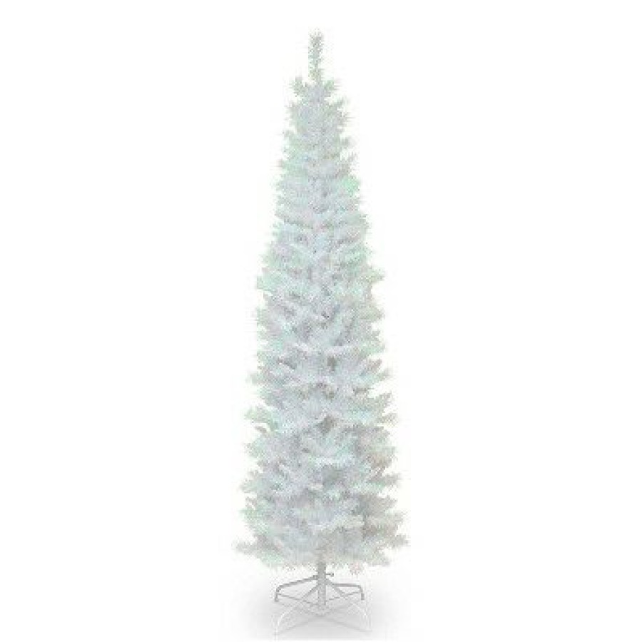 Unidentified Plant Variety * | National Tree Company 6 Foot Unlit Holiday Tinsel Tree Bundle With Twinkly 250 Led Rgb Multicolor 65.5 Foot Decorative String Lights, Bluetooth Wifi