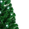 Pine * | Northlight 3 Pre-Lit Color Changing Fiber Optic Artificial Christmas Tree With Balls