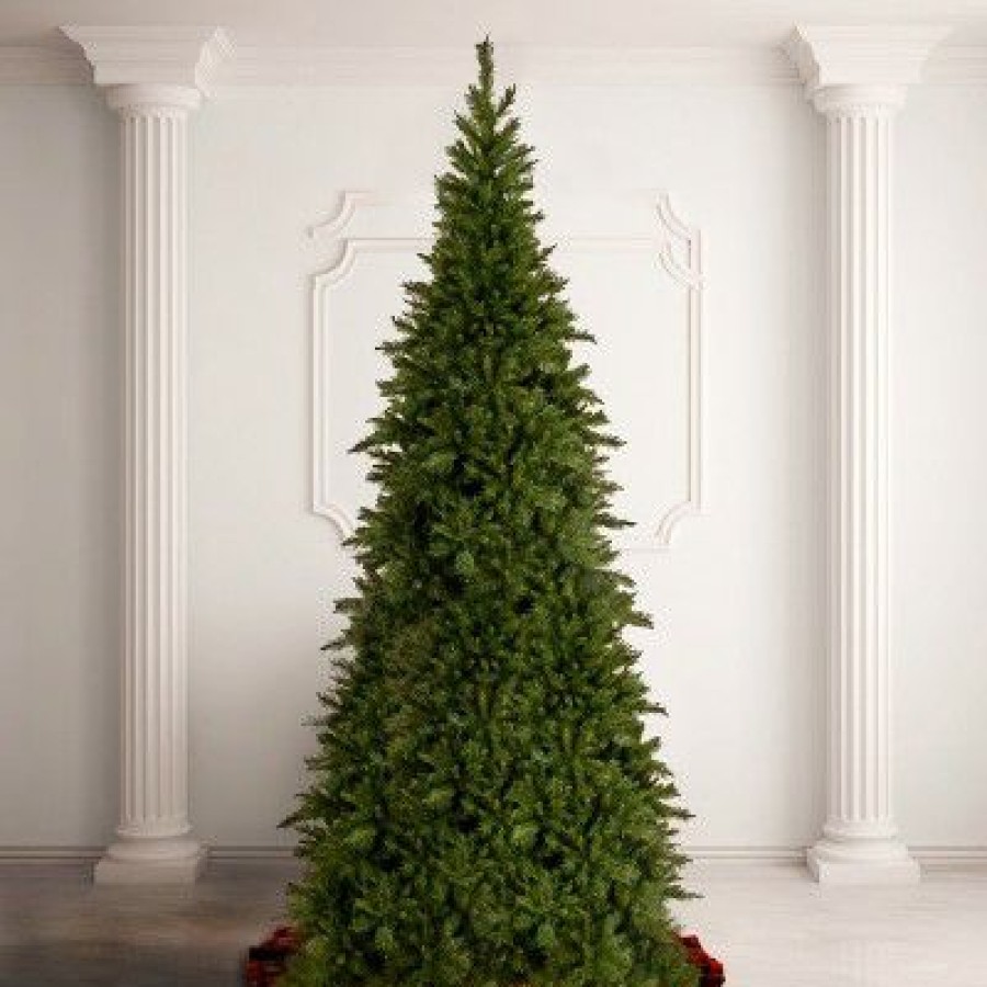 Fir Wood * | National Tree Company Artificial Giant Slim Christmas Tree, Green, Tiffany Fir, Includes Stand, 12 Feet