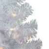 Pine * | Northlight 2 Pre-Lit White Iridescent Pine Artificial Christmas Tree Clear Lights