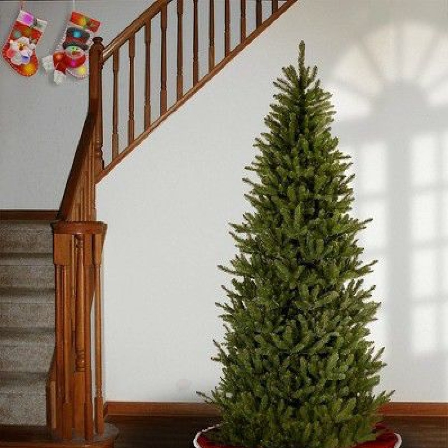 Fir Wood * | National Tree Company Northern Frasier Fir 7-Foot Unlit Slim Artificial Christmas Tree With Stand, Lifelike Branch Tips, And Easy Assembly, Green