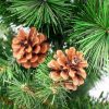 Pine * | Northlight 23.5 Led Lighted Mixed Pine And Pine Cones Artificial Christmas Tree In Jute Base