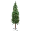 Pine * | Northlight 7 Pre-Lit Slim Two-Tone Alpine Artificial Christmas Tree Clear Lights