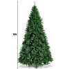 Pine * | Costway 9Ft Hinged Christmas Tree Douglas Full Fir Tree 3594 Tips