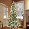 Fir Wood * | Puleo 7.5' Pre-Lit Led Full Carolina Pine Artificial Christmas Tree White Lights