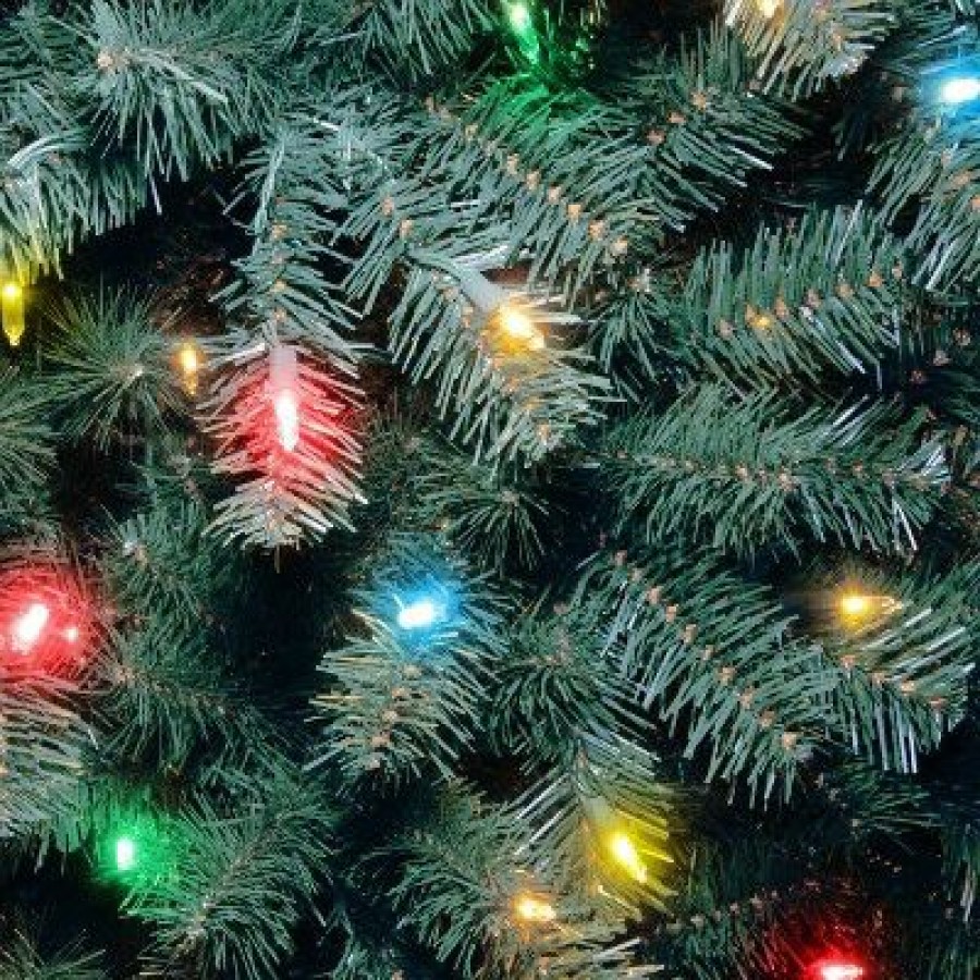 Spruce * | National Tree Company 7.5Ft National Christmas Tree Company Full North Valley Blue Spruce Artificial Christmas Tree Multicolored