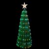 Pine * | Northlight 4 Green Color Changing Multiple Function Pop Up Artificial Outdoor Christmas Tree