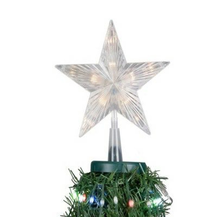 Pine * | Northlight 4 Green Color Changing Multiple Function Pop Up Artificial Outdoor Christmas Tree