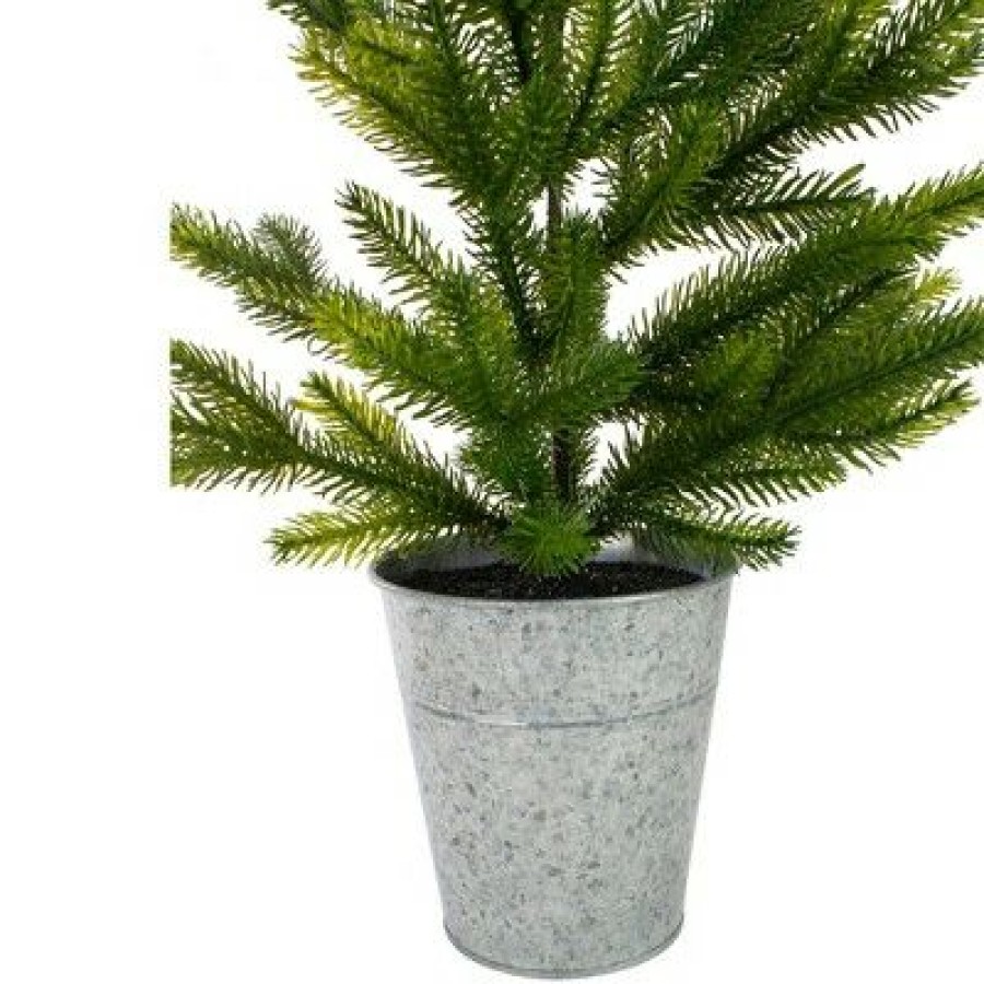 Pine * | Northlight 2 Potted Pine Medium Artificial Christmas Tree Unlit