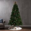 Fir Wood * | 7.5Ft Noble Fir Unlit Hinged Full Artificial Christmas Tree Christopher Knight Home