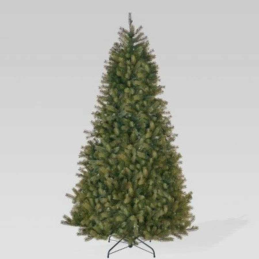 Spruce * | 7.5Ft Mixed Spruce Pre-Lit Full Artificial Christmas Tree Clear Lights Christopher Knight Home